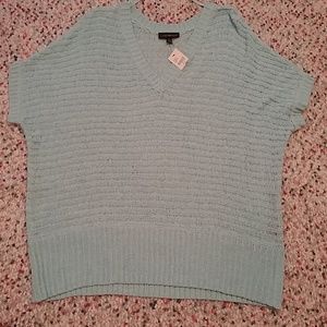 Lane Bryant Delicate Light Teal Dolman Sweater-22